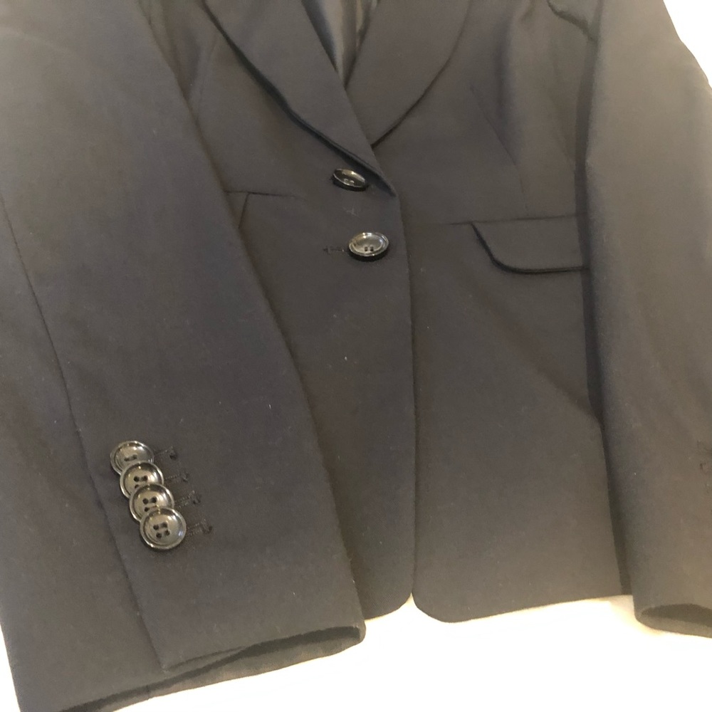 ANN TAYLOR Blazer Jacket. Navy Blue. EUC. Size 4. - Picture 3 of 5
